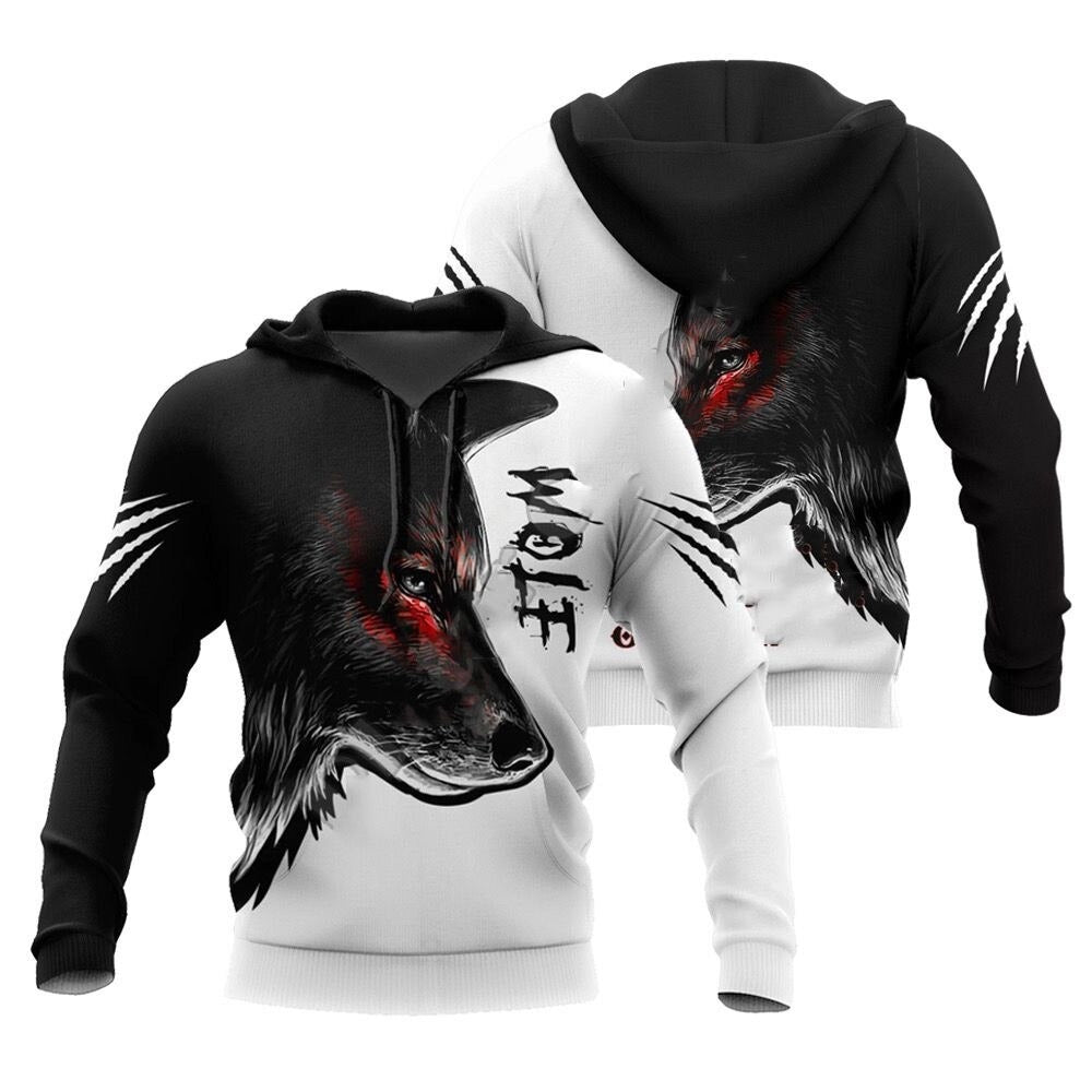 White Black Wolf Mission - Cozy and warm jogging suit